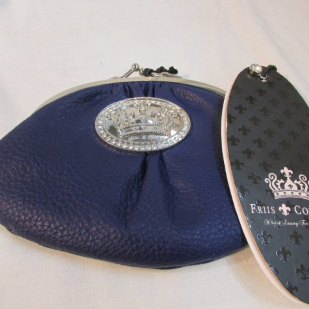 Friis Company Purple Kiss Clasp Bell Wallet - NWT